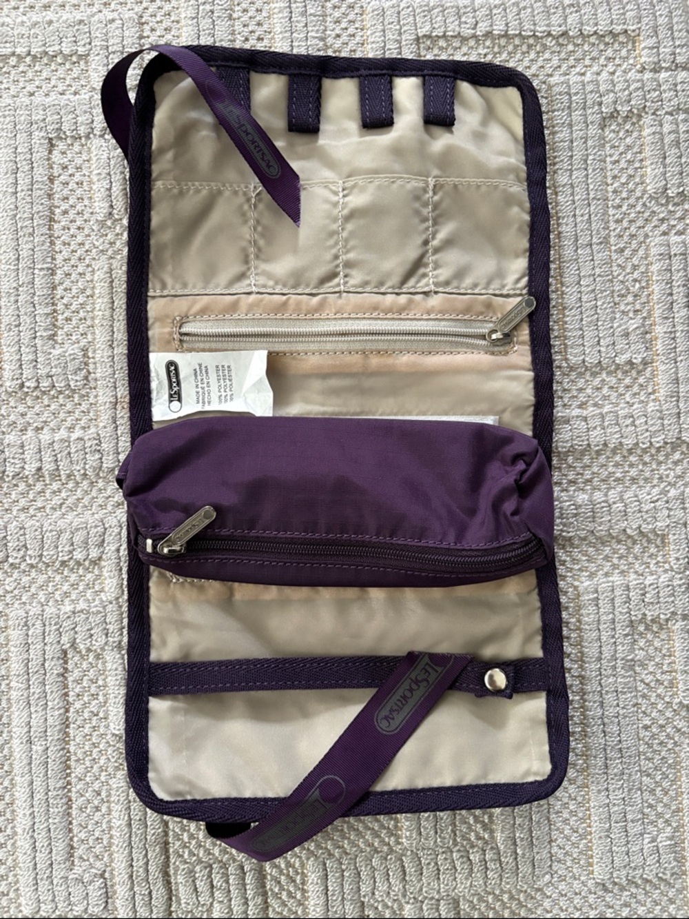 LE SPORTSAC Jewelry Roll Travel Bag in Eberdeen. Never used